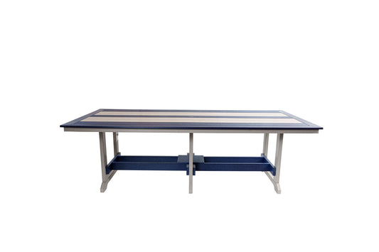 43"x84" Seabreak Dining Table Wood Grain