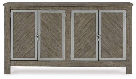 Krystanza - Dining Room Server - Weathered Gray