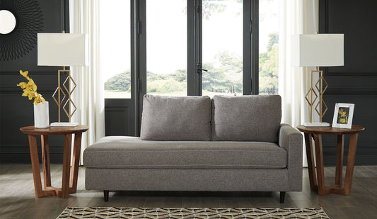 Lyman - RAF Corner Chaise - Graphite