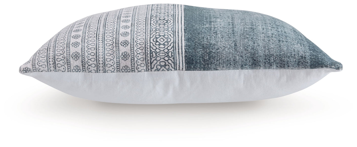 Harperville - Pillow (Set of 4) - Blue / White