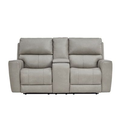 LAREDO LOVESEAT W/ CONSOLE P2 - ZG - CEMENT
