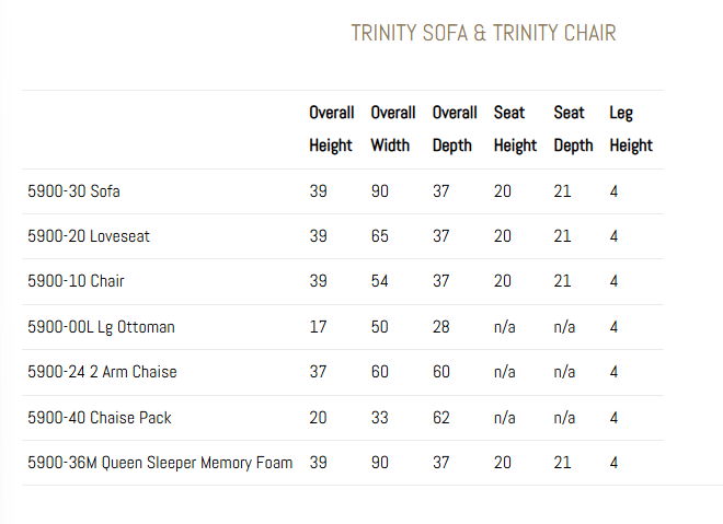 Trinity- Chair Only