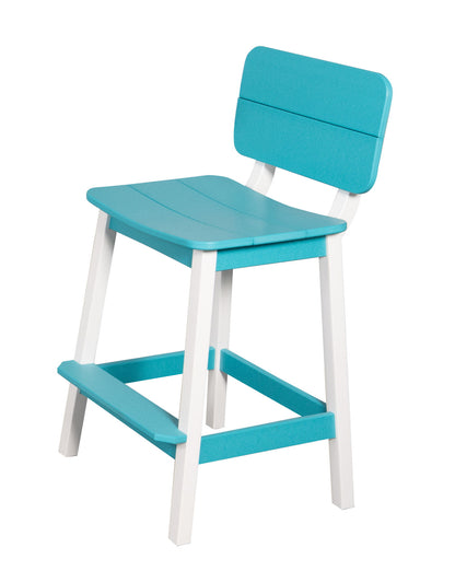 SurfAira Saddle Bar Stool w/ Back