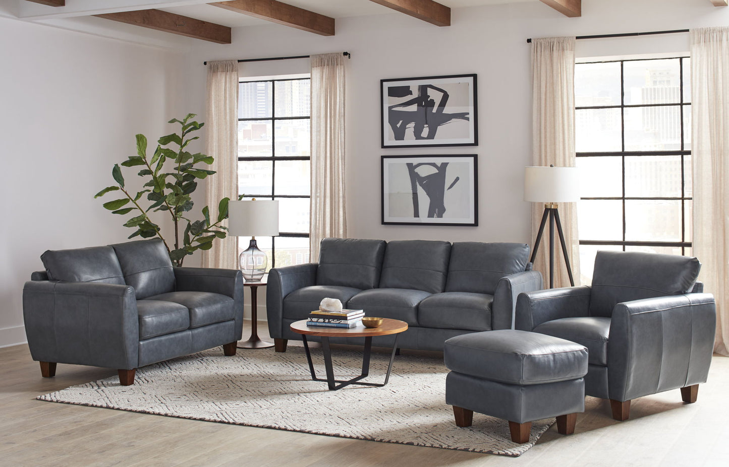 TRAVERSE SOFA- OCEAN BLUE
