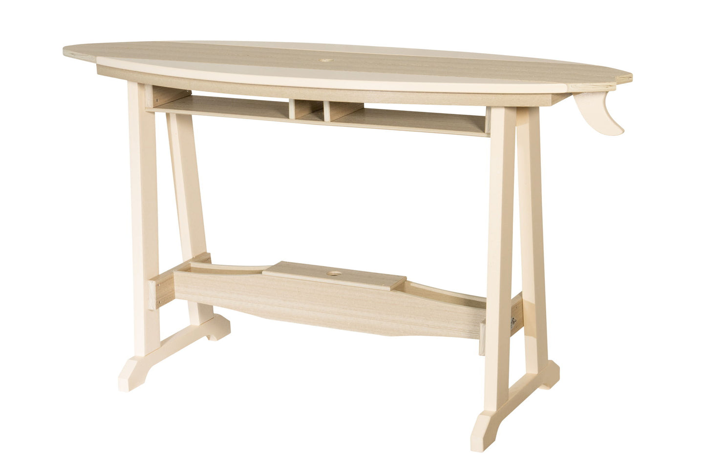 6' SurfAira Bar Table Wood Grain