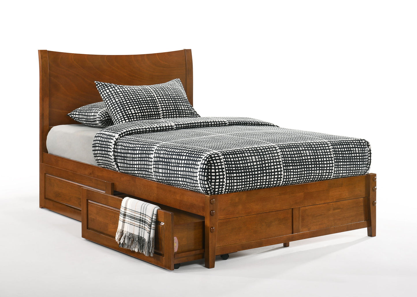 QUEEN BLACKPEPPER COMPLETE BED