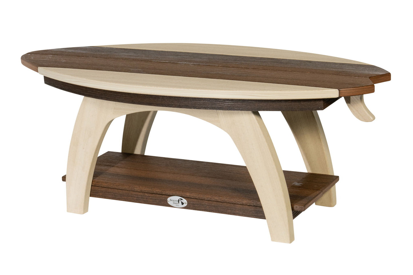 SurfAira Coffee Table Wood Grain