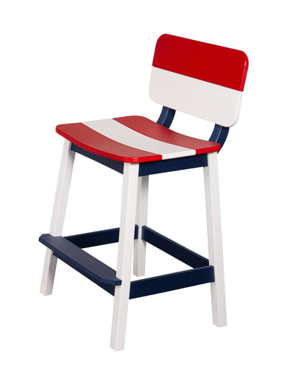 SurfAira Saddle Bar Stool w/ Back