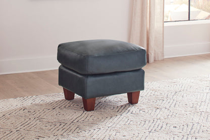 TRAVERSE OTTOMAN- OCEAN BLUE