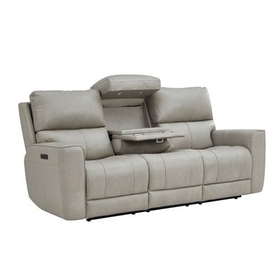 LAREDO SOFA - P2 - ZG - FOLD DOWN CENTER CONSOLE- CEMENT