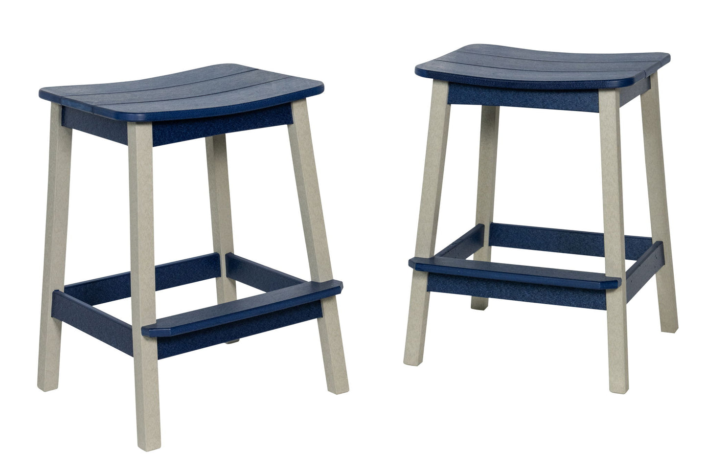 SurfAira Saddle Bar Stool Wood Grain