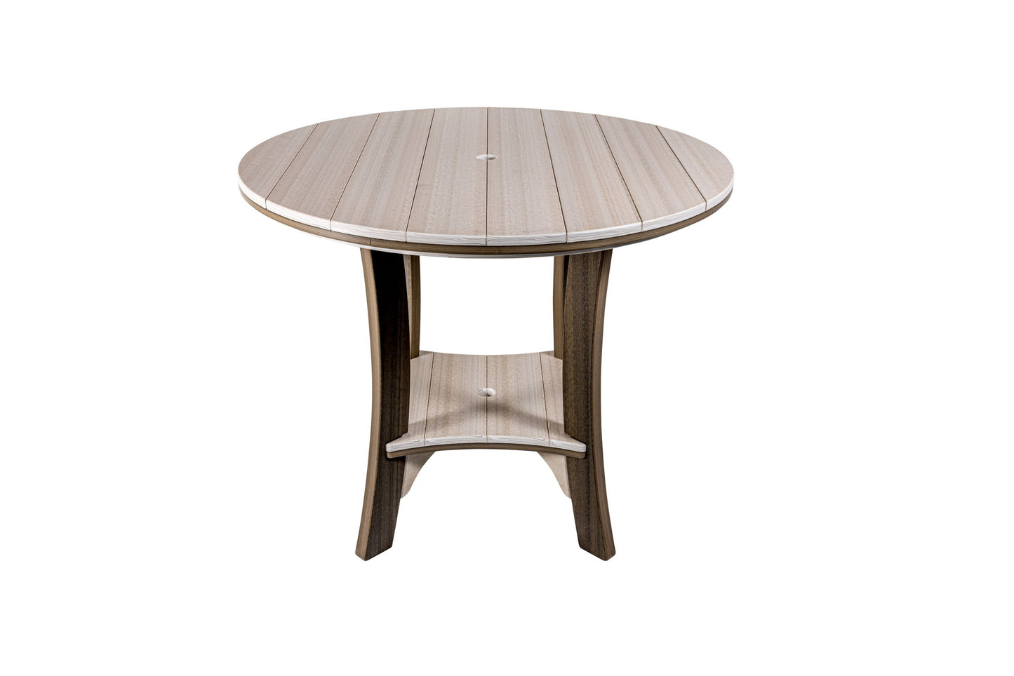 36" Serenity Round Counter Table Wood Grain