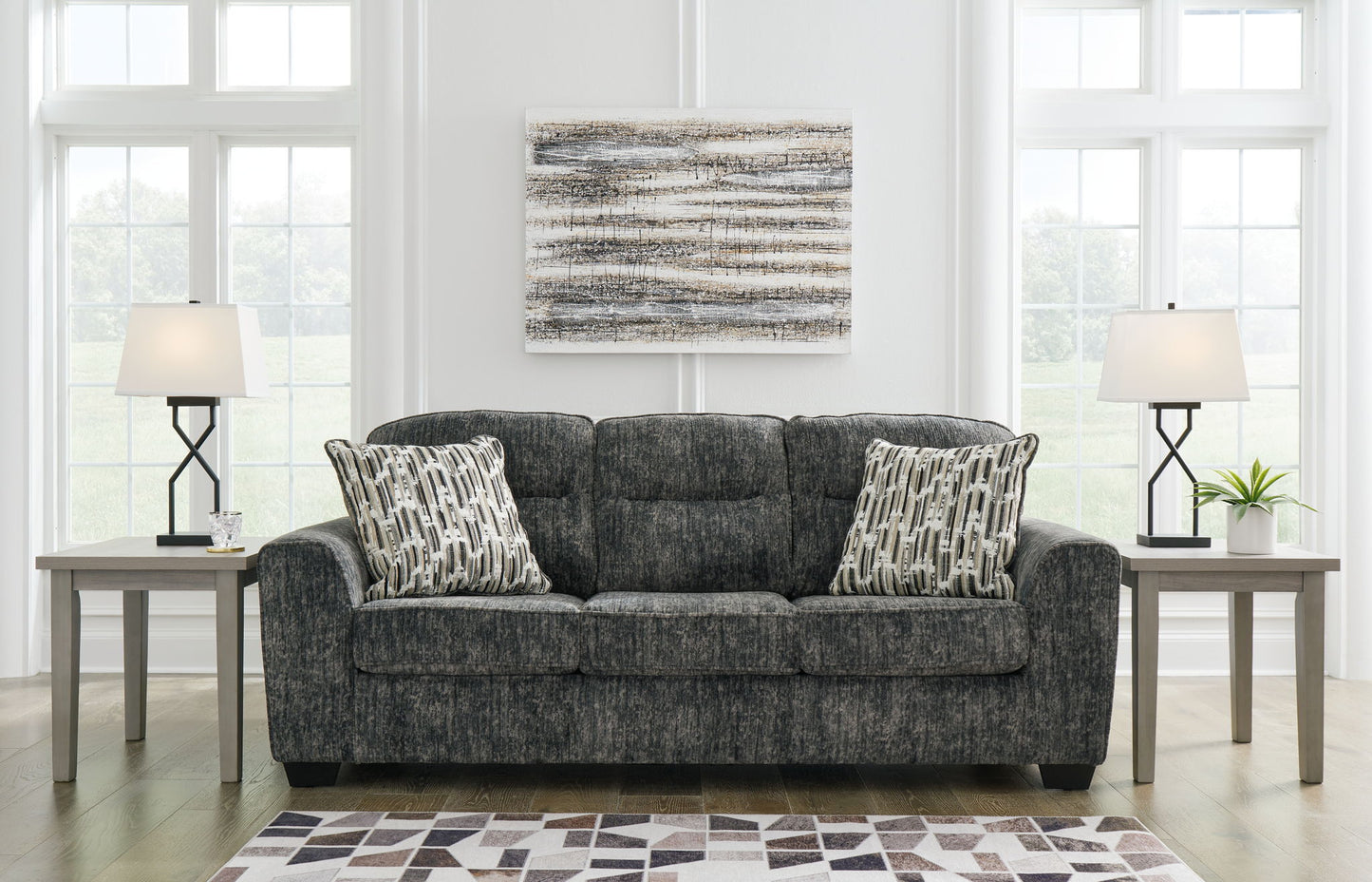 Lonoke - Sofa - Gunmetal