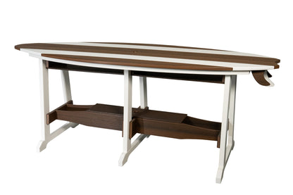 8' SurfAira Bar Table Wood Grain