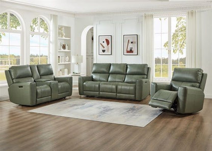 LAREDO SOFA - P2 - ZG - FOLD DOWN CENTER CONSOLE- SAGE MOSS