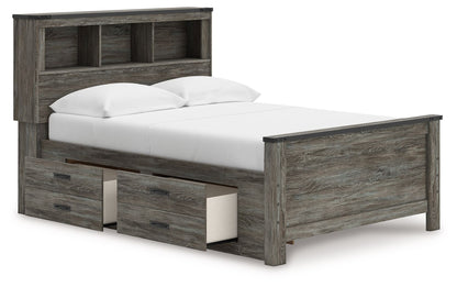 Frandern - Bookcase Panel Bed