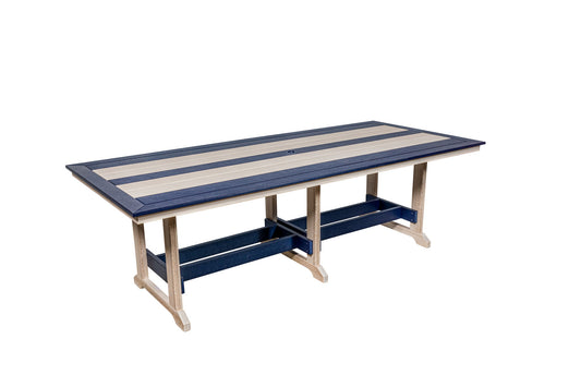 32"x84" Seabreak Dining Table Wood Grain