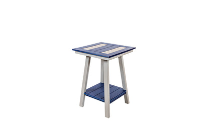 24"x34" Seabreak Square End Table Wood Grain