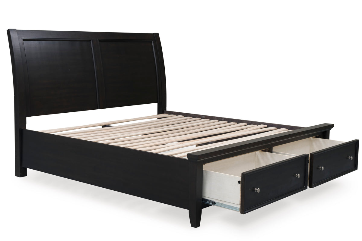 Bambori King Storage Bed with 2 Night Stands