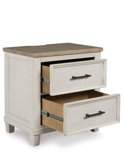 King Shaybrock Bed and 2 Nightstands