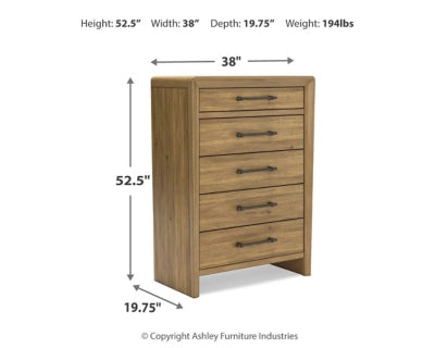 Takston 5 Drawer Chest of Drawers