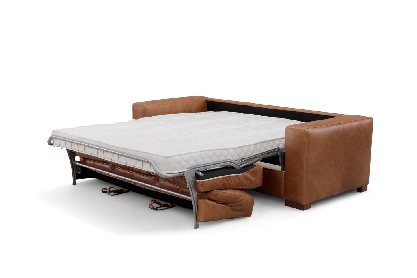 INGLEWOOD SOFA - QUEEN SLEEPER W- MATTRESS -VINTAGE BROWN DERBY