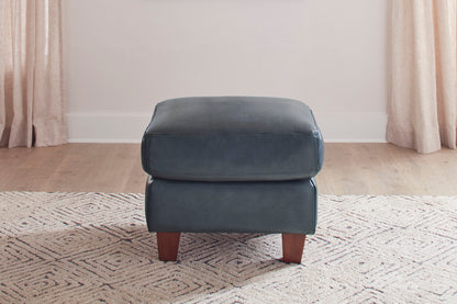 TRAVERSE OTTOMAN- OCEAN BLUE