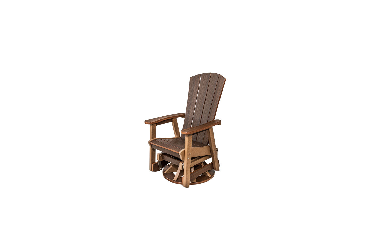 Serenity Single Swivel Glider Wood Grain