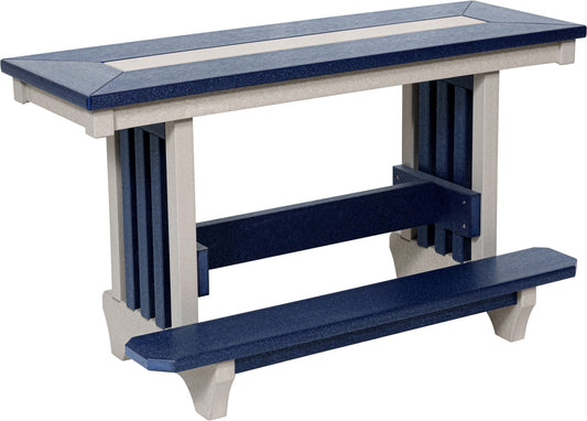 43" Mission Counter Bench Wood Grain