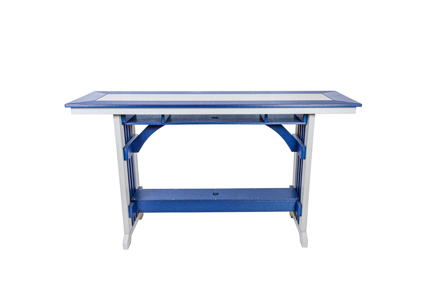 72" Mission Rail Bar Table