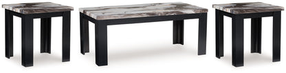 Jazmore - Occasional Table Set (Set of 3) - Dark Brown