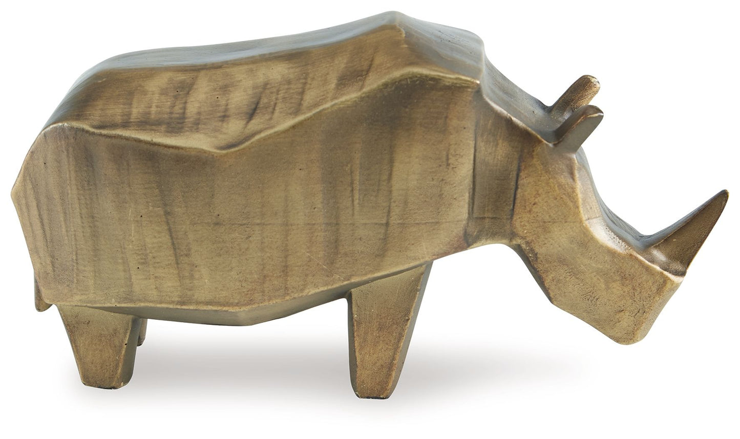 Gentwell - Sculpture - Antique Gold Finish
