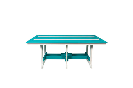 36"x84" Seabreak Bar Table Wood Grain